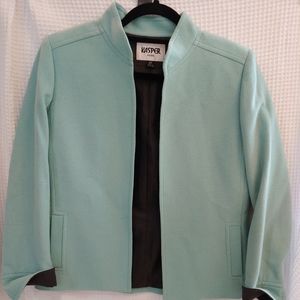 Kasper petites 6P ladies mint green suit jacket
